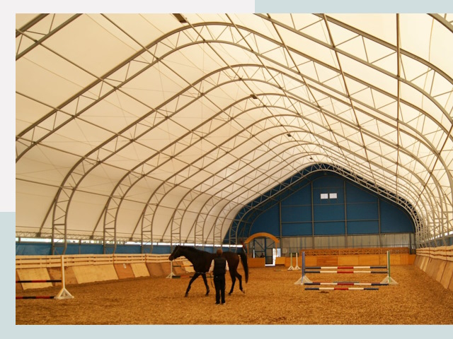 Строительство конных манежей в Норильске