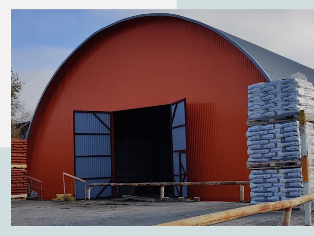 Полукруглые ангары по цене от 623 руб. в Норильск