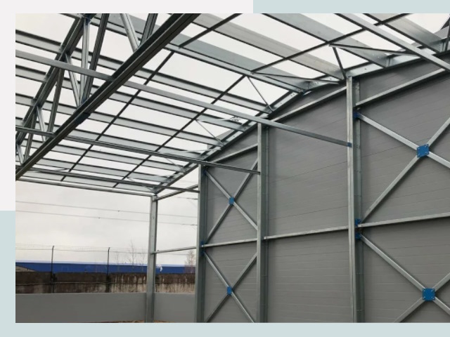Каркасные ангары от СтальСтрой-Нрл по цене от 623 руб.