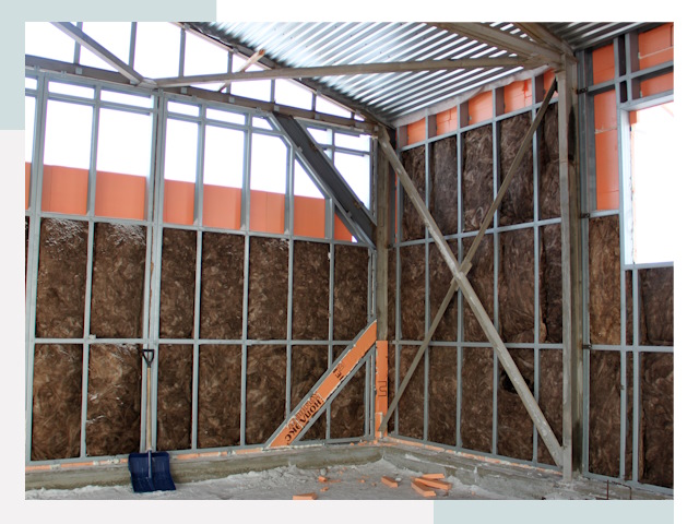 Утепленные ангары в Норильске