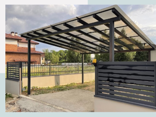 Металлические навесы в Норильск от 623 руб. за м²