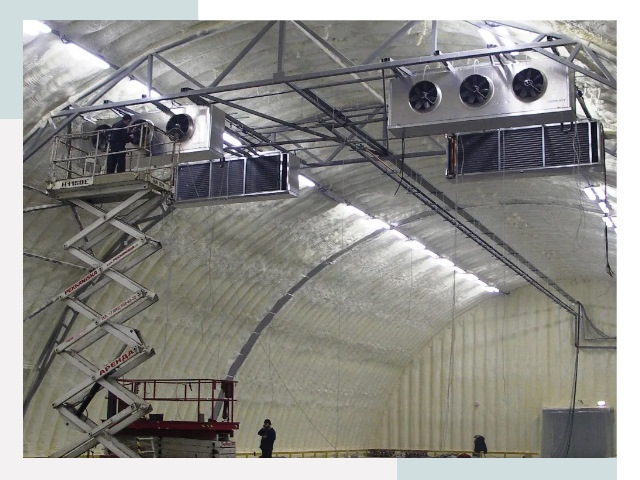 Оснащение ангаров в Норильске