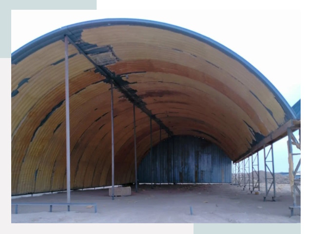 Реконструкция ангаров в Норильске