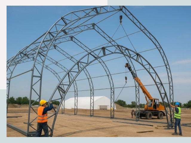 Монтаж ангаров в Норильске от 623 руб. - Надежно и быстро