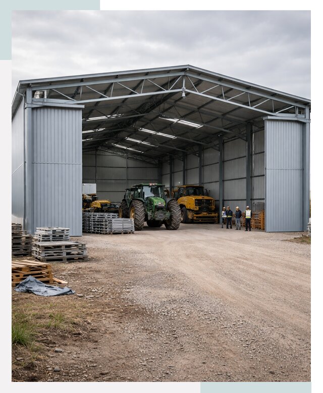 Ангары для сельхозтехники в Норильске от 20770 р. | СтальСтрой-Нрл