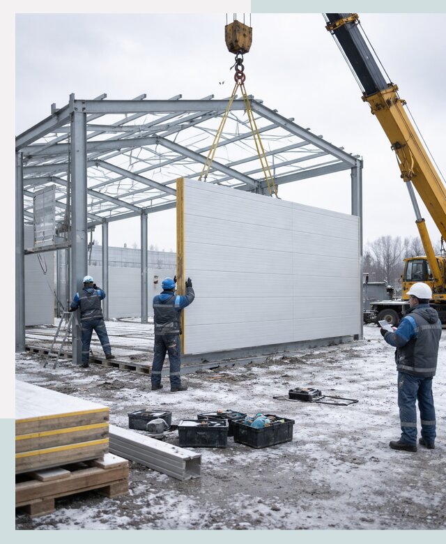 Строительство холодильных складов под ключ в Норильске