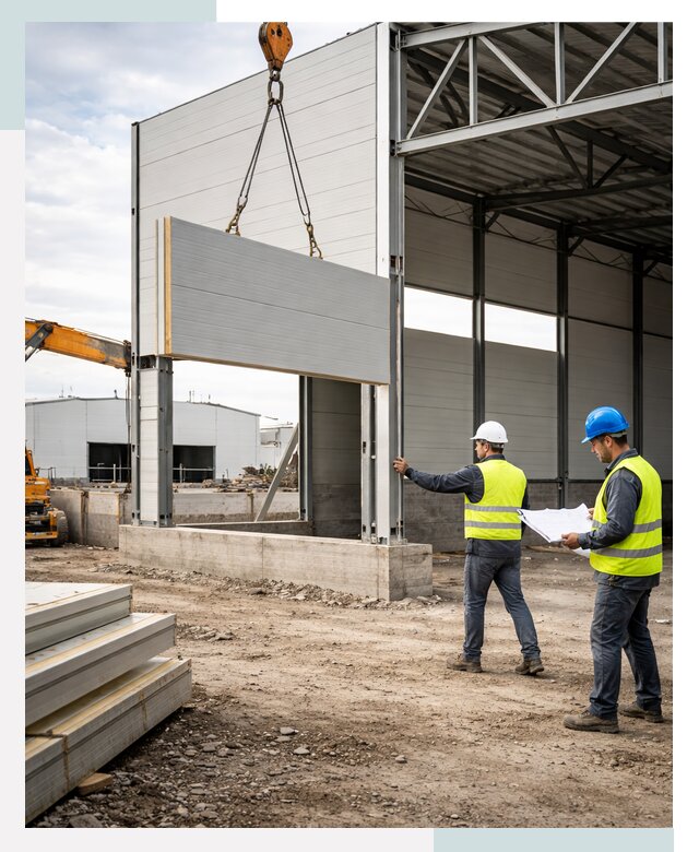 Склад из сэндвич панелей под ключ в Норильске от 9866 р. | СтальСтрой-Нрл