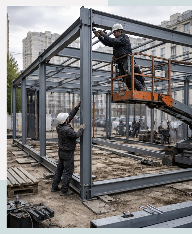 Строительство и монтаж торговых павильонов под ключ в Норильске