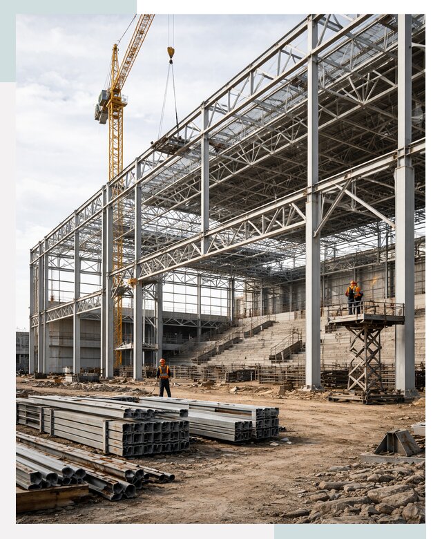 Строительство спортивных комплексов в Норильске от 31155 р. | СтальСтрой-Нрл